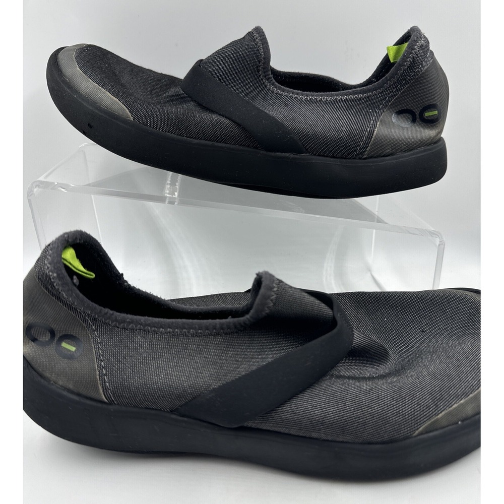 Oofos Women's Oomg Mesh Low Recovery Shoe Size 9/EU 40 Black USED 12202018